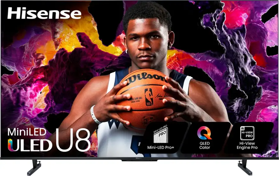 Hisense U8 Series Mini-LED 4K UHD QLED Smart Google TV (2024)